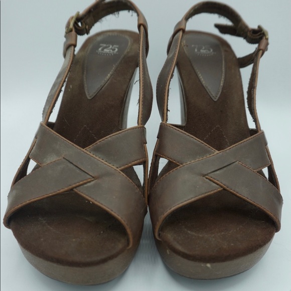 Brown Platform Heels - Picture 2 of 4